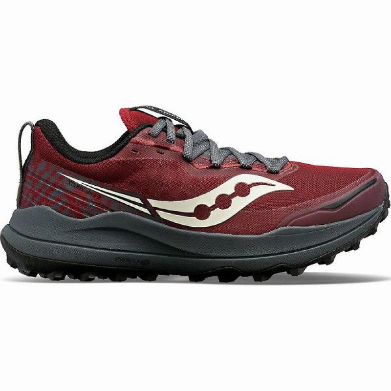 Women\'s Saucony Xodus Ultra 2 Running Shoes Red / Grey | RGPALIH-60